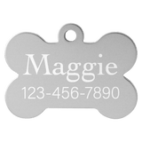 Bone-Shaped Pet Tag - Laser Engraved Pet Accessory