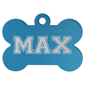 Bone-Shaped Pet Tag - Laser Engraved Pet Accessory