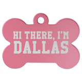 Bone-Shaped Pet Tag - Laser Engraved Pet Accessory