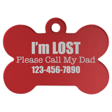 Bone-Shaped Pet Tag - Laser Engraved Pet Accessory