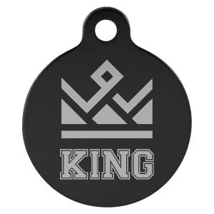Circle-Shaped Pet Tag - Laser Engraved Pet Accessory