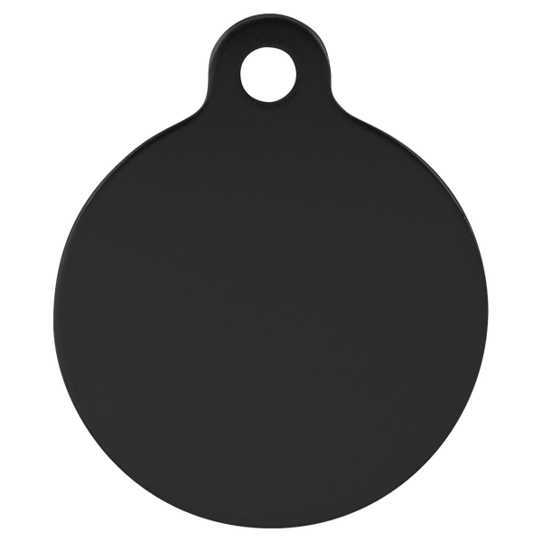 Circle-Shaped Pet Tag - Laser Engraved Pet Accessory