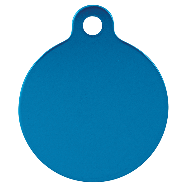 Circle-Shaped Pet Tag - Laser Engraved Pet Accessory