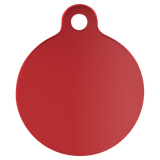 Circle-Shaped Pet Tag - Laser Engraved Pet Accessory