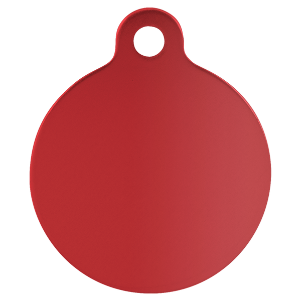 Circle-Shaped Pet Tag - Laser Engraved Pet Accessory