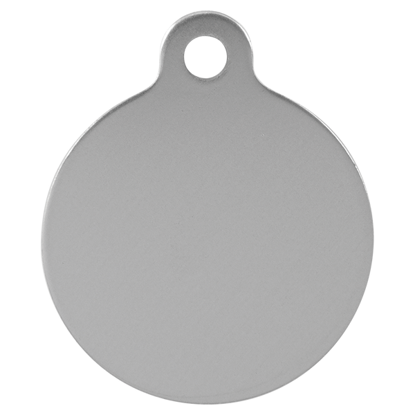 Circle-Shaped Pet Tag - Laser Engraved Pet Accessory