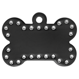 Swarovski Bling Bone Pet Tag - Laser Engraved Pet Accessory