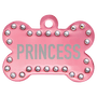 Swarovski Bling Bone Pet Tag - Laser Engraved Pet Accessory