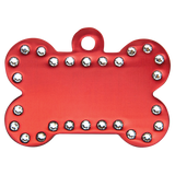 Swarovski Bling Bone Pet Tag - Laser Engraved Pet Accessory