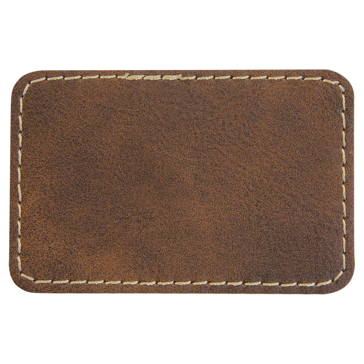 3x2 Rectangle Hat Patches - Laser Engraved Leatherette