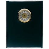 Custom Engraved Piano Finish Clock Plaque - LyteWork