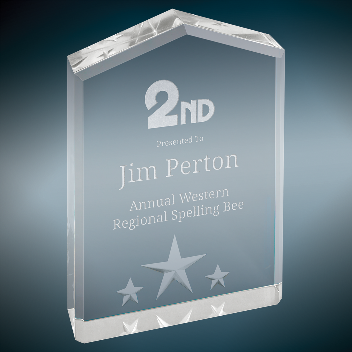 Star Point Acrylic - Custom Engraved Award