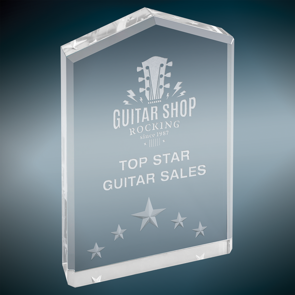 Star Point Acrylic - Custom Engraved Award