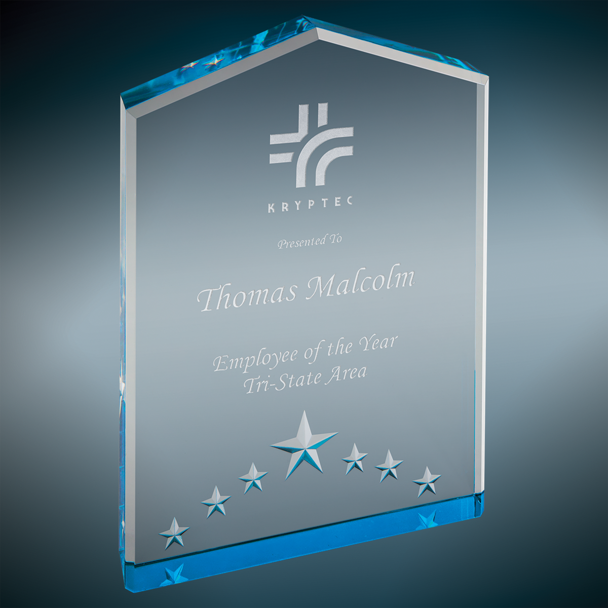 Star Point Acrylic - Custom Engraved Award