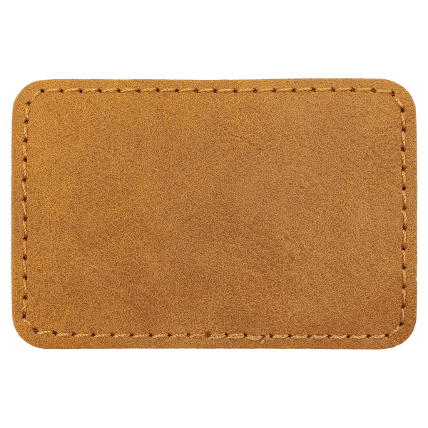 3" x 2" Premier Leatherette Rectangle Patch - Creekside Collection