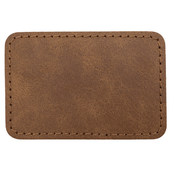 3" x 2" Premier Leatherette Rectangle Patch - Creekside Collection