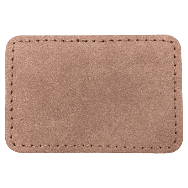 3" x 2" Premier Leatherette Rectangle Patch - Creekside Collection