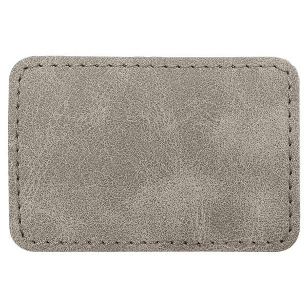 3" x 2" Premier Leatherette Rectangle Patch - Creekside Collection