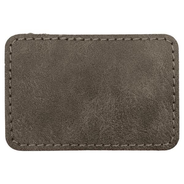 3" x 2" Premier Leatherette Rectangle Patch - Creekside Collection