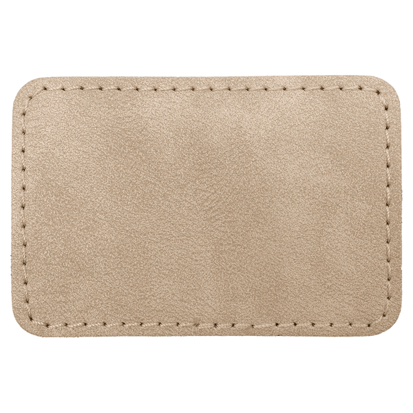 3" x 2" Premier Leatherette Rectangle Patch - Creekside Collection