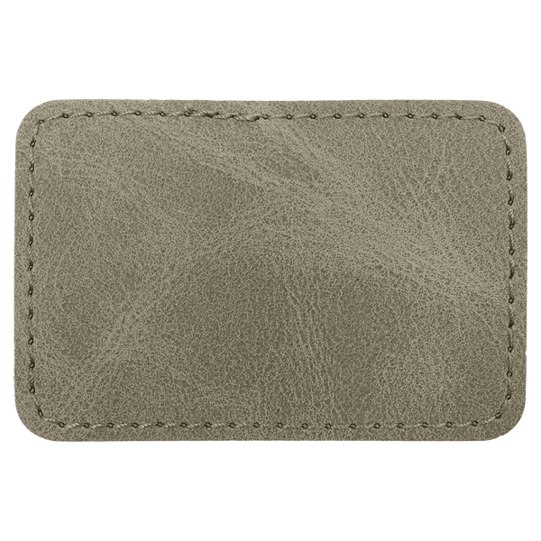 3" x 2" Premier Leatherette Rectangle Patch - Creekside Collection
