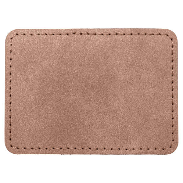 3 1/2" x 2 1/2" Premier Leatherette Rectangle Patch - Creekside Collection