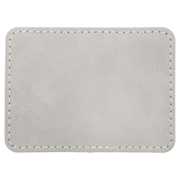 3 1/2" x 2 1/2" Premier Leatherette Rectangle Patch - Creekside Collection