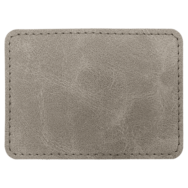 3 1/2" x 2 1/2" Premier Leatherette Rectangle Patch - Creekside Collection