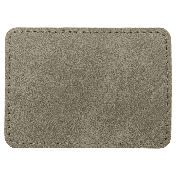 3 1/2" x 2 1/2" Premier Leatherette Rectangle Patch - Creekside Collection