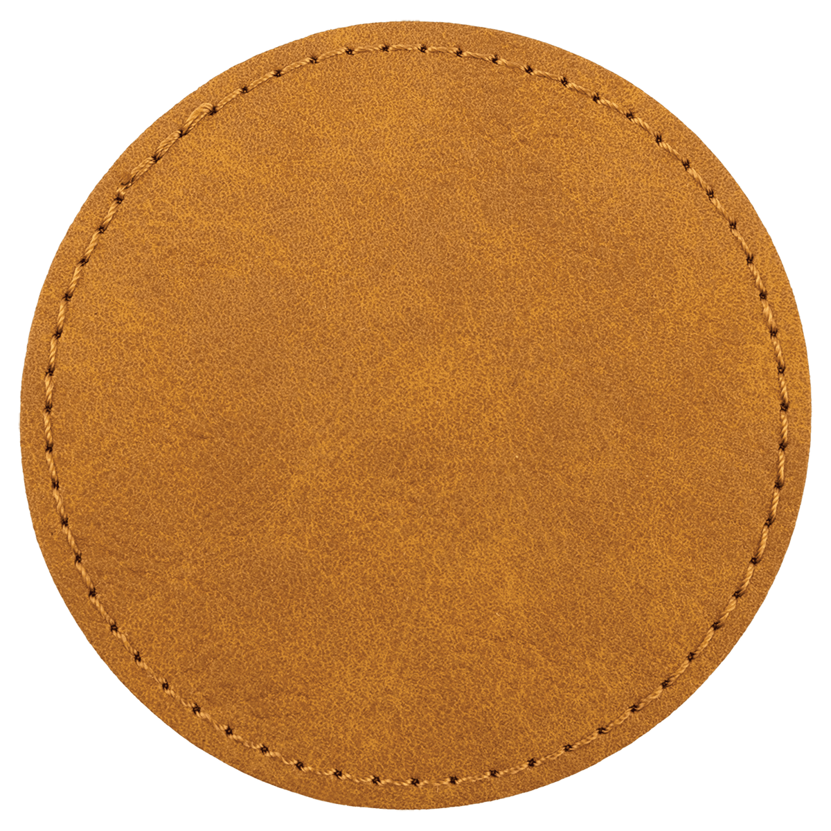 3" Premier Leatherette Round Patch Adhesive - Creekside Collection