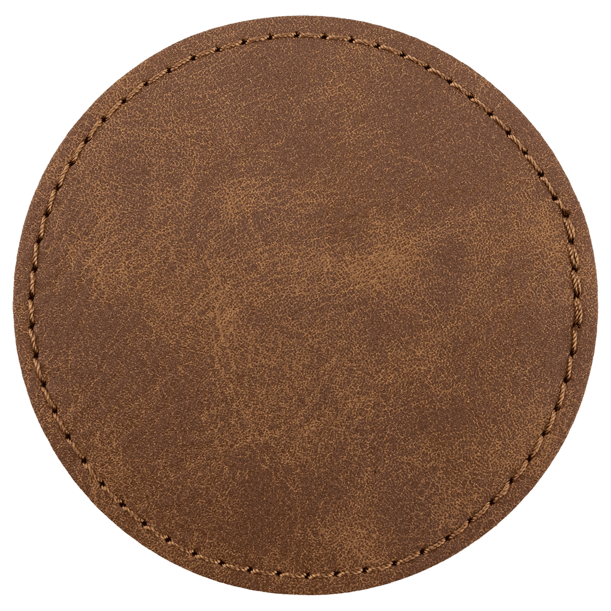 3" Premier Leatherette Round Patch Adhesive - Creekside Collection