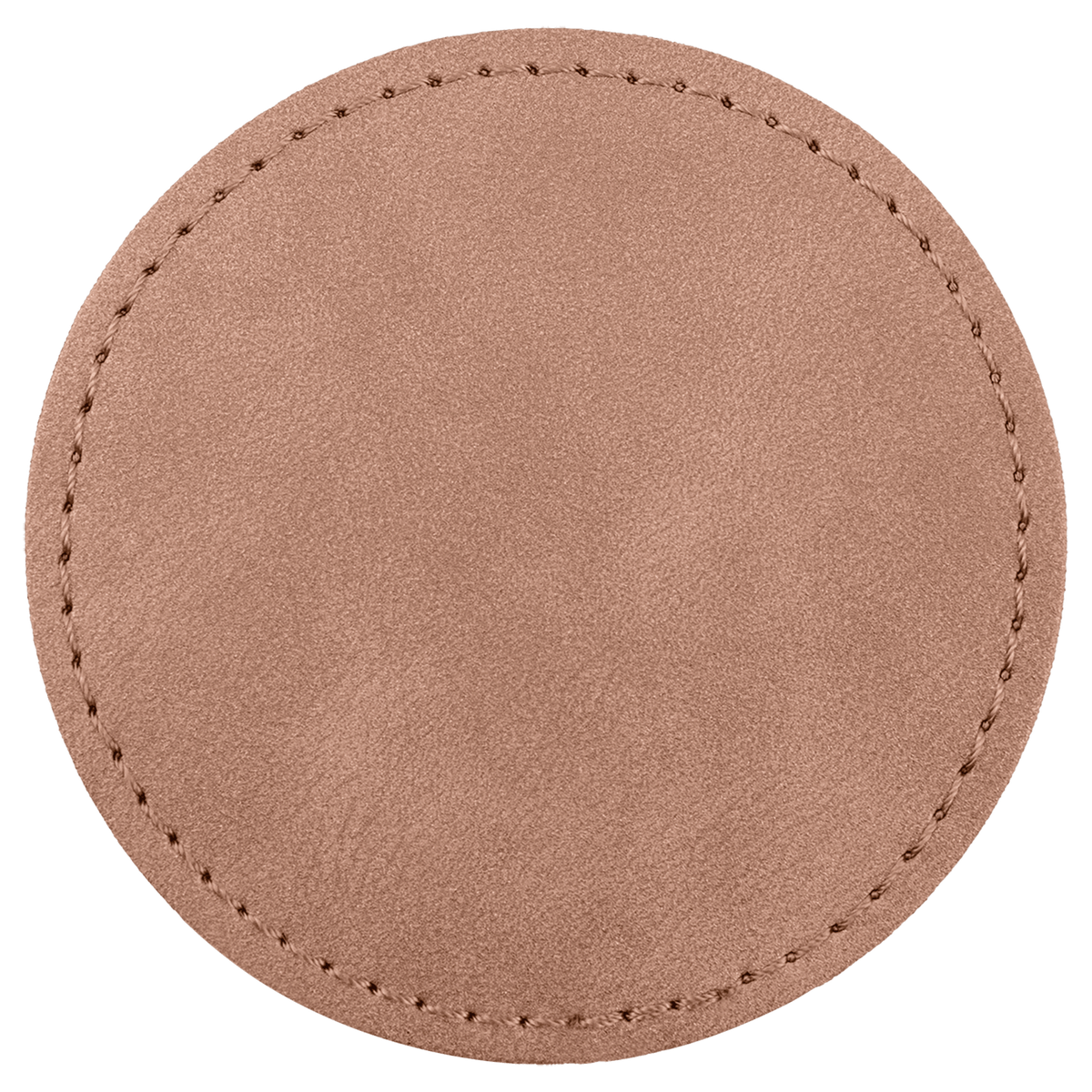 3" Premier Leatherette Round Patch Adhesive - Creekside Collection