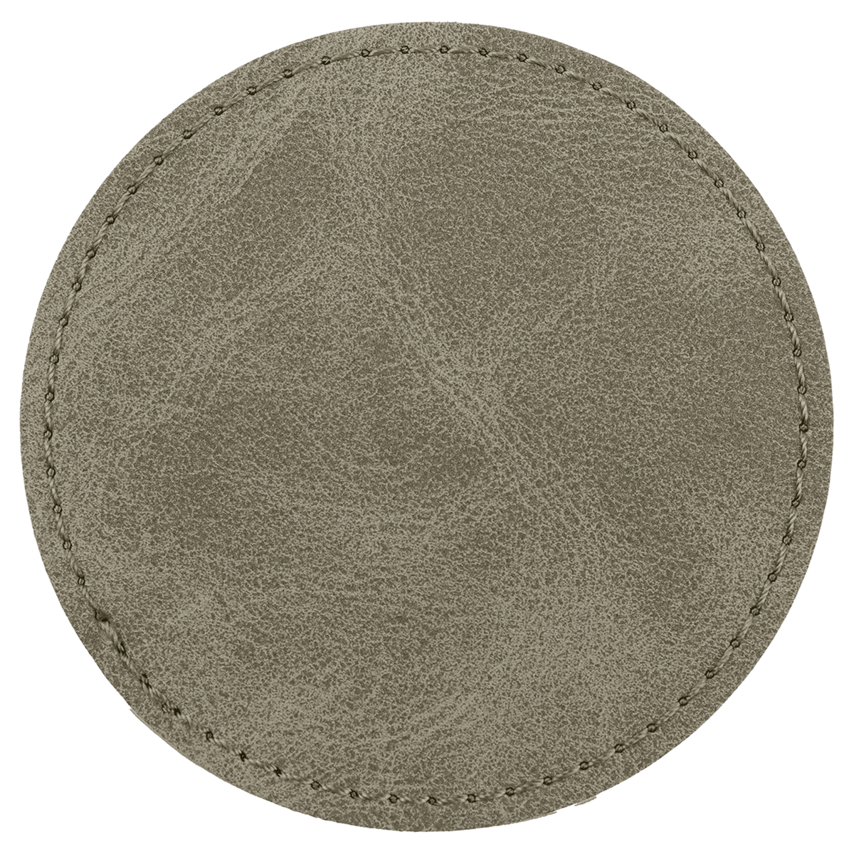 3" Premier Leatherette Round Patch Adhesive - Creekside Collection