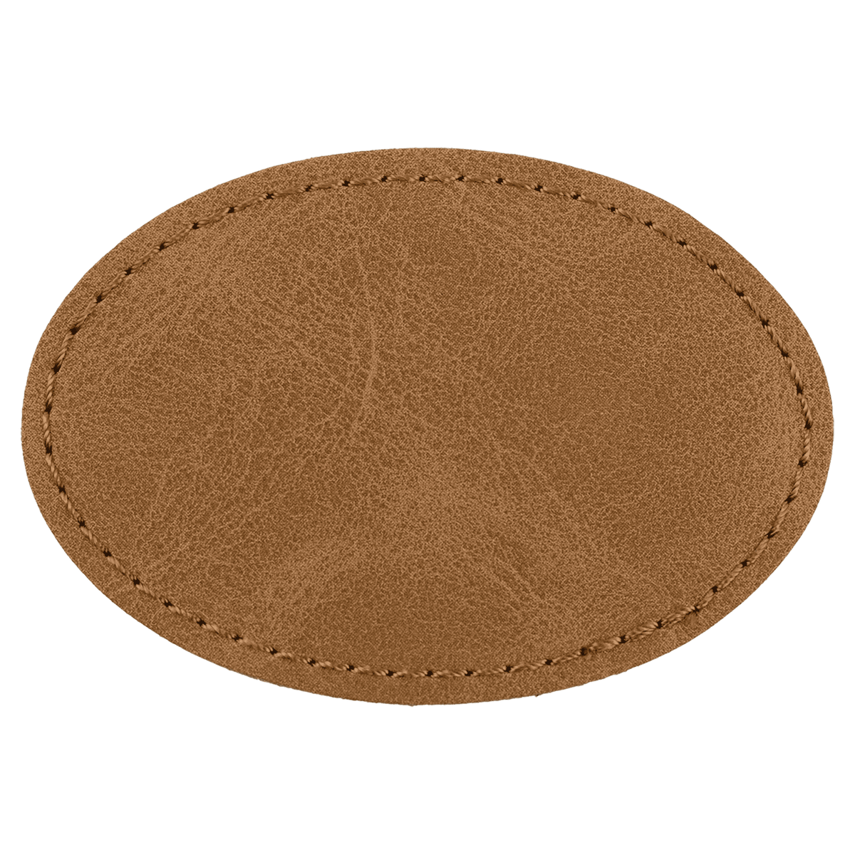 3" x 2" Premier Laserable Leatherette Oval Patch Adhesive - Creekside Collection