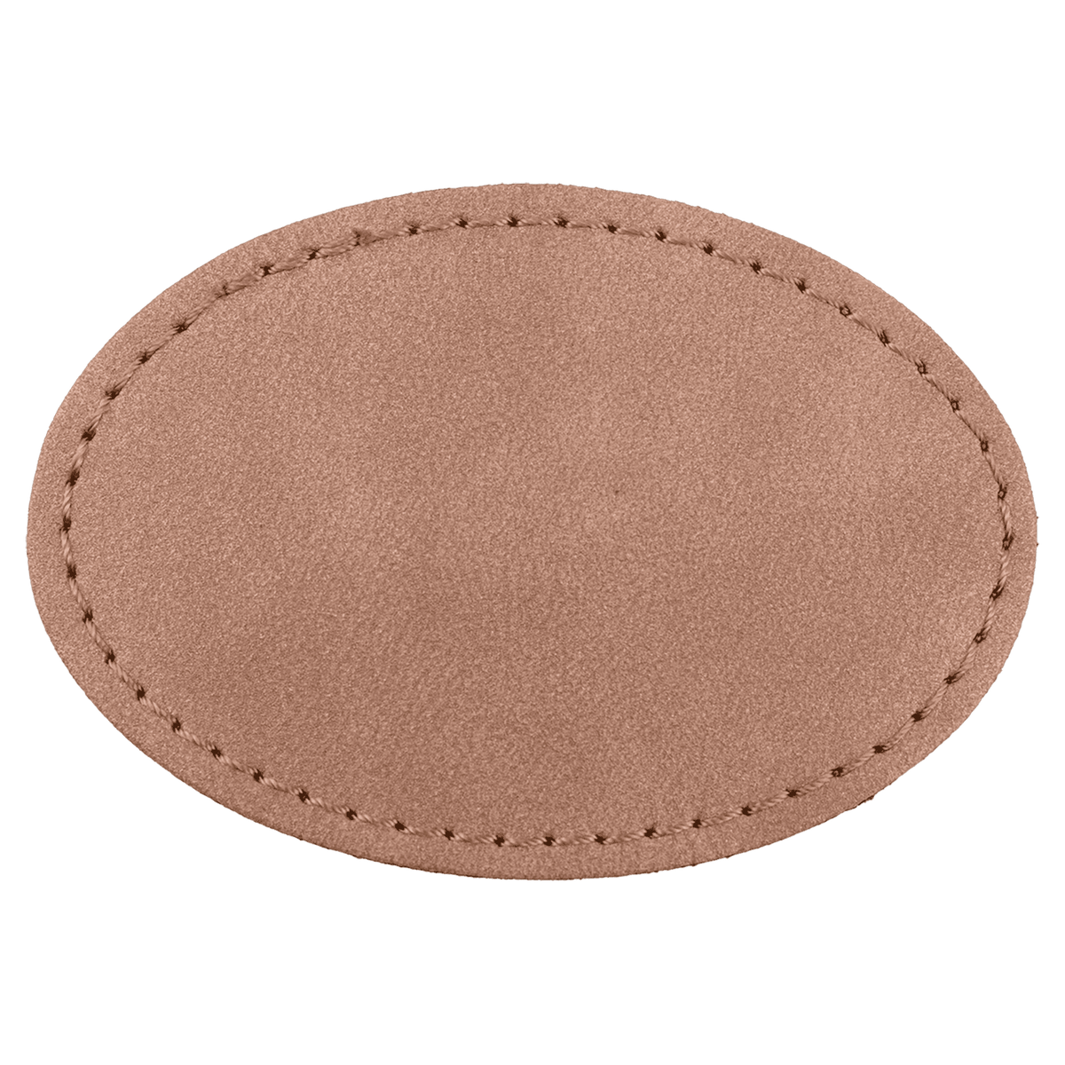 3" x 2" Premier Laserable Leatherette Oval Patch Adhesive - Creekside Collection