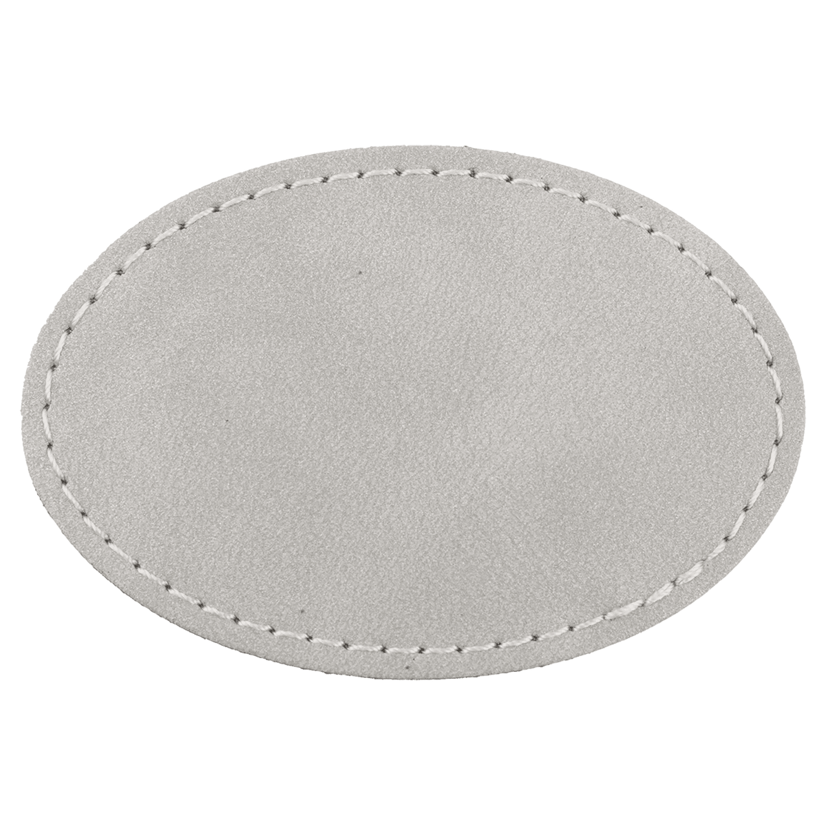 3" x 2" Premier Laserable Leatherette Oval Patch Adhesive - Creekside Collection