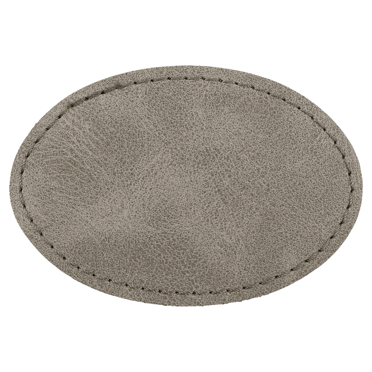 3" x 2" Premier Laserable Leatherette Oval Patch Adhesive - Creekside Collection
