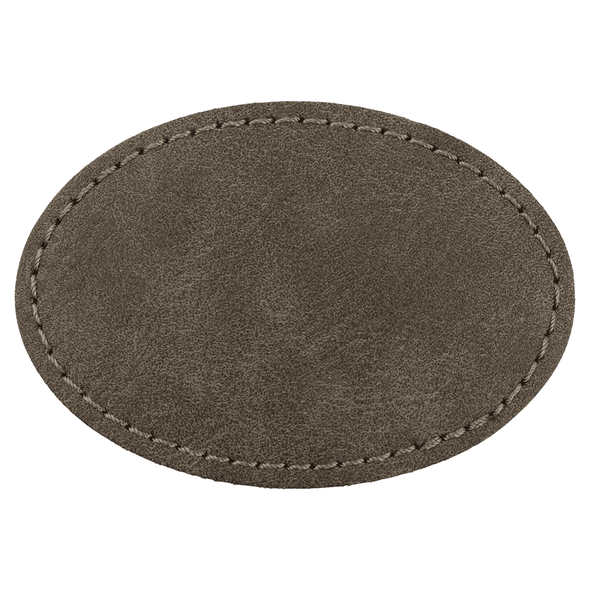 3" x 2" Premier Laserable Leatherette Oval Patch Adhesive - Creekside Collection