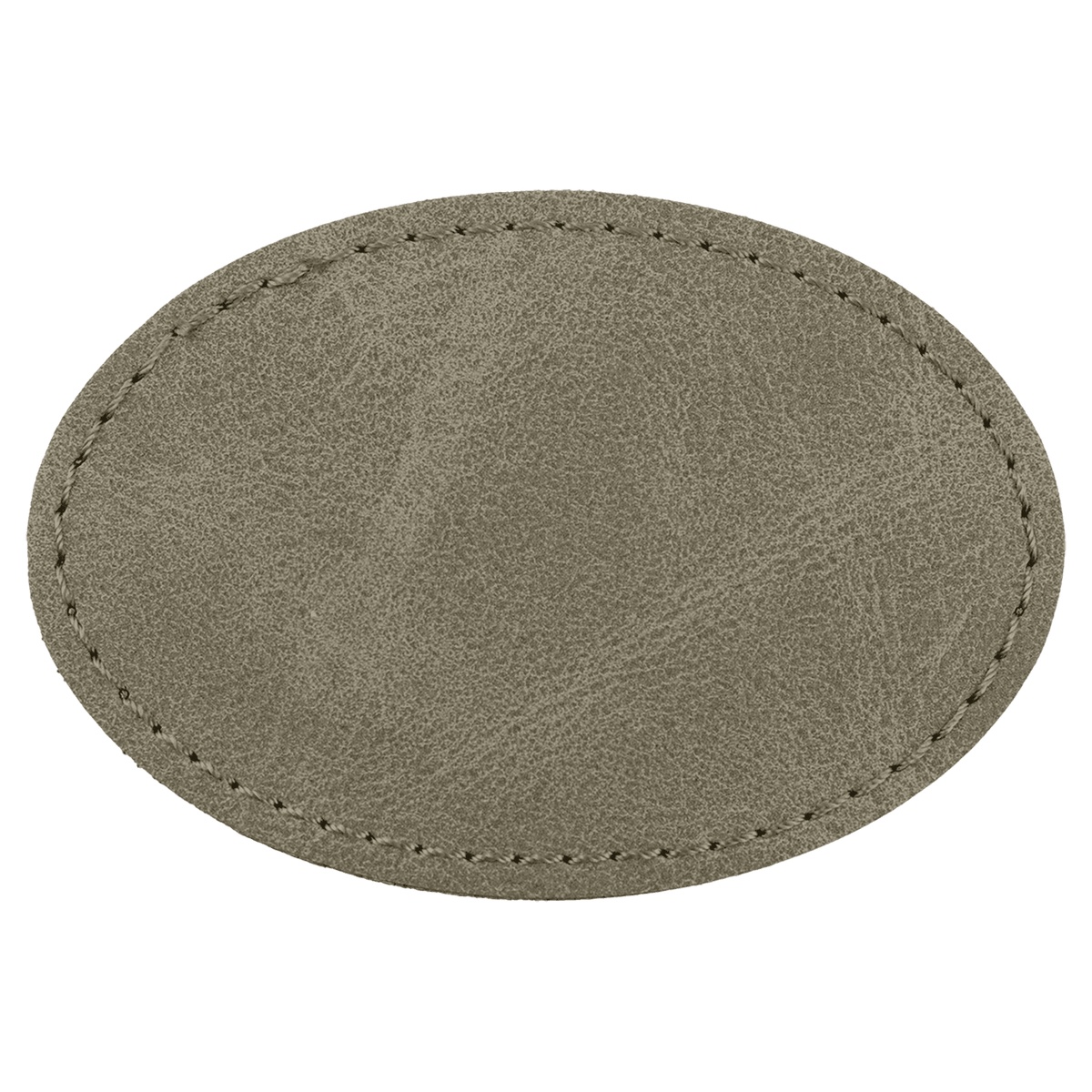 3" x 2" Premier Laserable Leatherette Oval Patch Adhesive - Creekside Collection