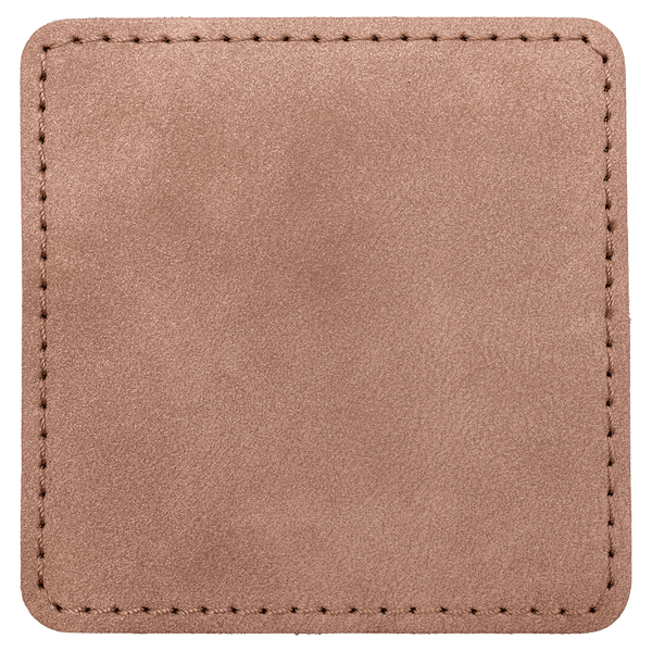 3" Premier Laserable Leatherette Square Patch Adhesive - Creekside Collection