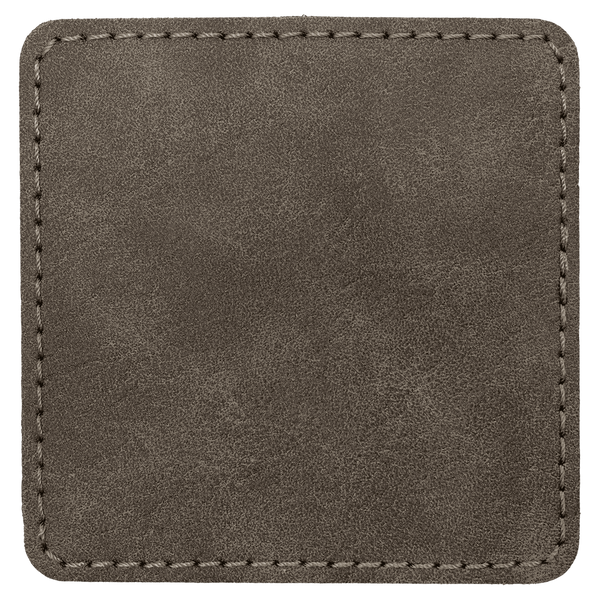 3" Premier Laserable Leatherette Square Patch Adhesive - Creekside Collection