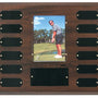 Picture Perpetual Plaque - Cherry Finish with Photo Holder - LyteWork - 3.5x5 Photo Holder