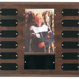 Picture Perpetual Plaque - Cherry Finish with Photo Holder - LyteWork - 4x6 Photo Holder