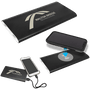 8000MAH Power Bank & Wireless Anodized Aluminum Charger with Power Cord - Laser Engraved Gift