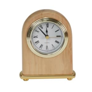 Arch Desk Clock - Laser Engraved Corporate Gift