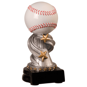 Baseball Encore Resin Trophy - Custom Engraved Award