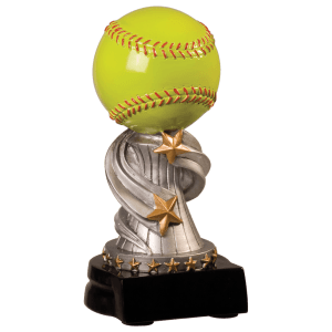 Softball Encore Resin Trophy - Custom Engraved Award