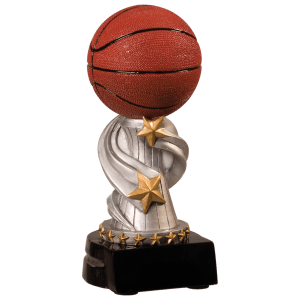 Basketball Encore Resin Trophy - Custom Engraved Award