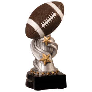 Football Encore Resin Trophy - Custom Engraved Award