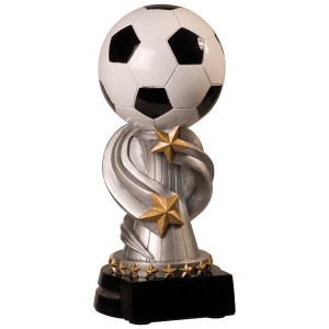 Soccer Encore Resin Trophy - Custom Engraved Award